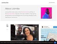 Tablet Screenshot of lisimbapink.com